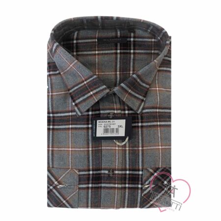 camicia da uomo in flanella