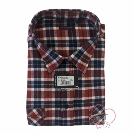 Camicia uomo in flanella per l' inverno