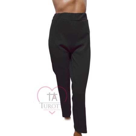 Pantalone Donna Tinta unita con elastico in vita PA01412 CLARA B - immagine 3