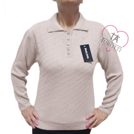 Polo donna misto lana scollo art 24263  vari colori Moda Italia Carpi - immagine 6