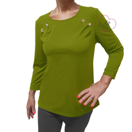 Maglia Donna manica lunga Anee Milano art 09696 tinta unita - immagine 5