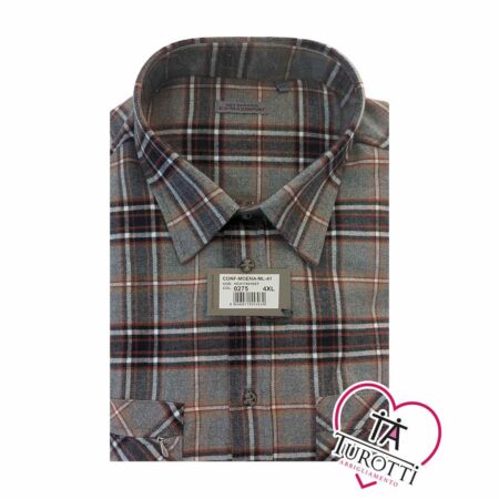 Camicia a maniche lunghe per l' inverno taglie forti