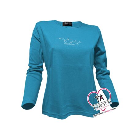 maglia da donna color TIFFANY