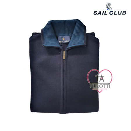 Cardigan uomo zip SAIL CLUB art. U7662 fin7 - immagine 3