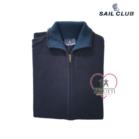 Cardigan uomo zip SAIL CLUB art. U7662 fin7 - immagine 4
