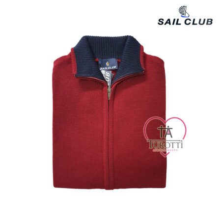 Cardigan uomo zip SAIL CLUB art. U7662 fin7 - immagine 6
