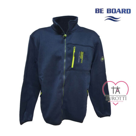 Felpa aperta zip e taschino uomo Be Board 34F9370C - immagine 2