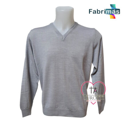 Maglia scollo V uomo Fabrimas 225  manica lunga  misto lana - immagine 4