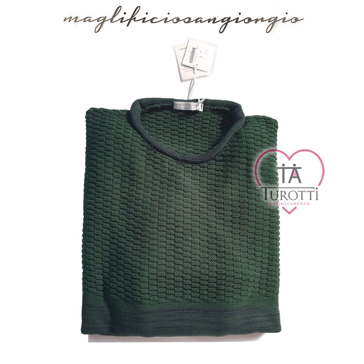 Girocollo Uomo misto lana Maglificio Sangiorgio art 7638 Uomo - immagine 2