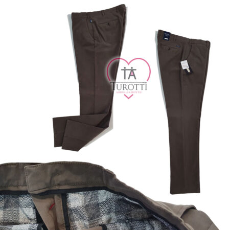 Pantalone Bruhl Uomo art 183300 modello London Do marrone - immagine 2