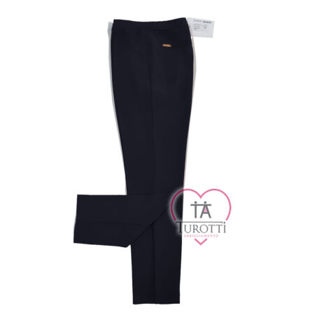 Pantalone lungo donna Gioandry Moda  art AI 711U tinta unita tessuto cady - immagine 5
