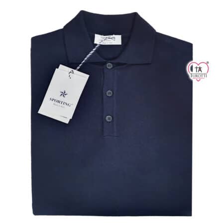 Maglione a polo Uomo Sporting Mare art 120 909 misto lana - immagine 5