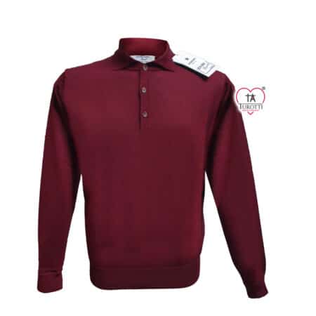 Maglione a polo Uomo Sporting Mare art 120 909 misto lana - immagine 10
