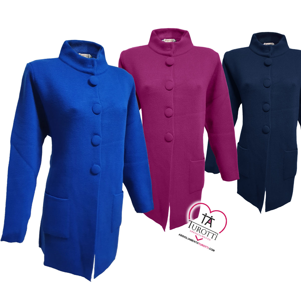 Cappotto in Maglia Donna ROSAPURA art 2305