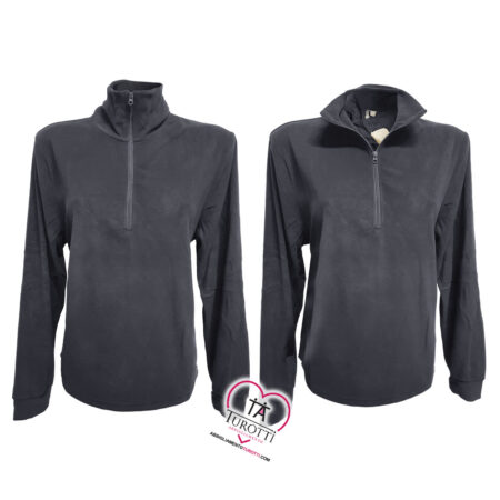 Felpa mezza zip  Micropile Uomo Dynamic F.lli Campagnolo 4T103-7 Blu Denim - immagine 7