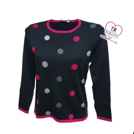 Maglia Girocollo manica lunga ORI 3648  misto lana e misto viscosa - immagine 2