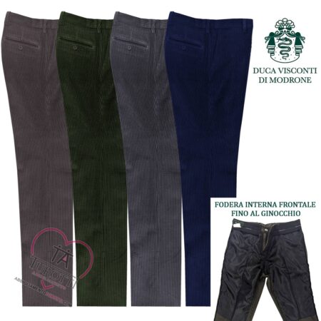 Pantaloni Velluto Duca Visconti di Modrone