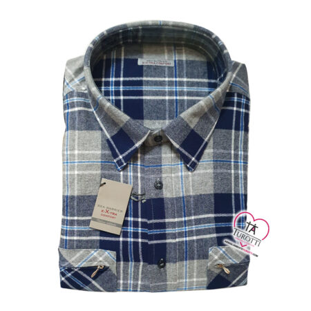 Camicia in Flanella Conformata Sea Barrier conf Moena quadrettoni - immagine 6