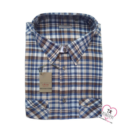 Camicia Flanella Conf Moena 41 quadrettoni Sea Barrier - immagine 7