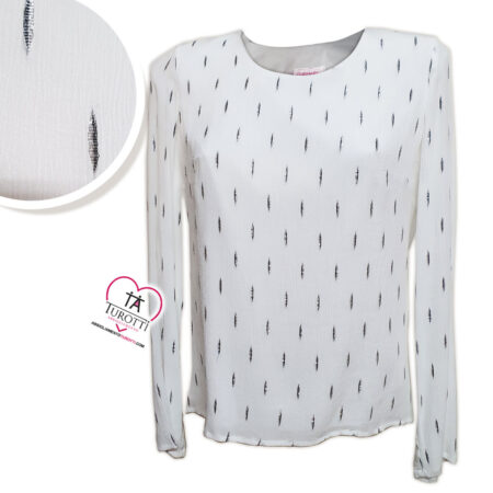 Casacca Donna Gabriella Salvalaglio 46CHIARA T LTV0092 con Stampa Micropolifil - immagine 2