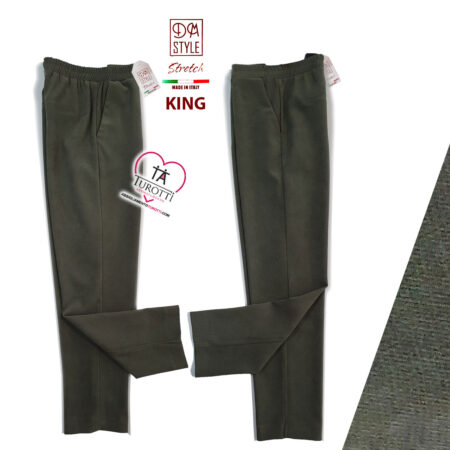 Pantalone Donna DM Style King  tinta unita misto viscosa - immagine 5
