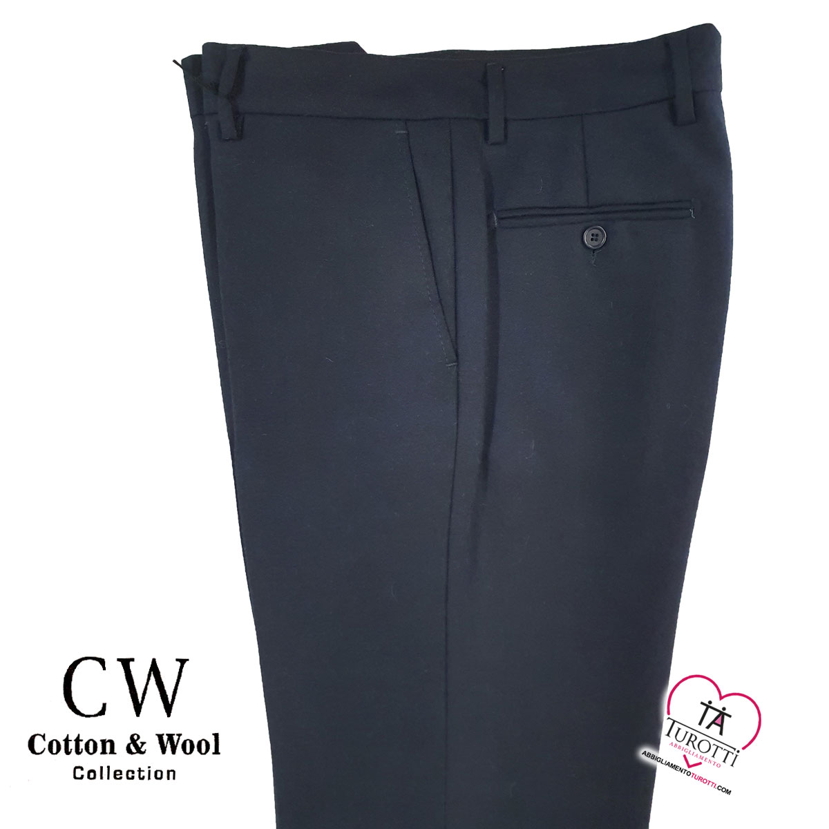 Pantalone classico uomo vigonia Cotton & Wool art 4020 modello LSC034D - immagine 14