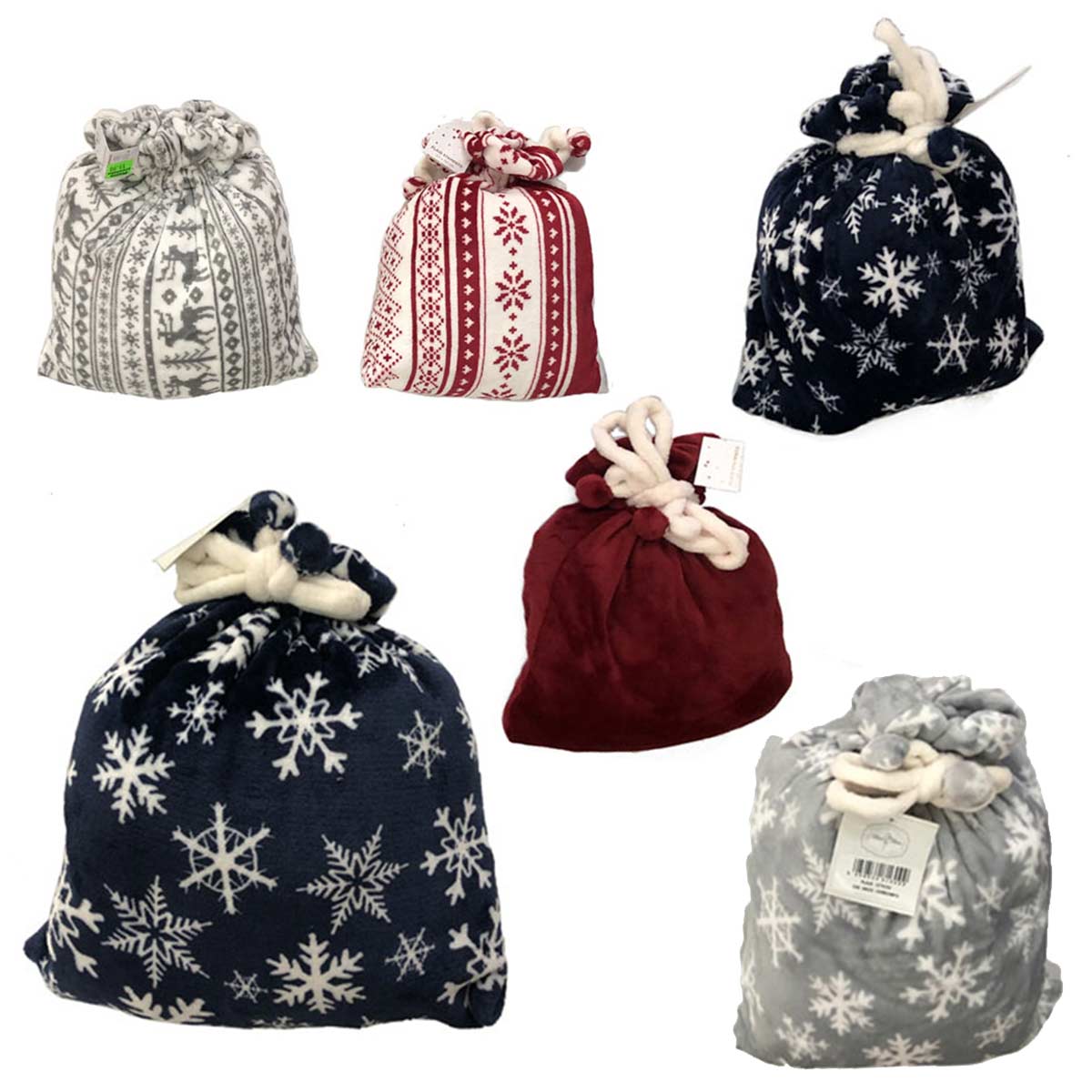 Plaid coperta con fantasia natalizia