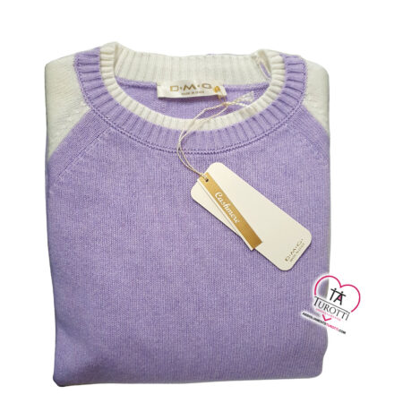 Maglia Girocollo Raglan Bicolore manica lunga 243170 D.M.G. - immagine 2