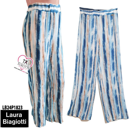 Pantalone elastico in vita donna con coulisse art LB24P1823 Laura Biagiotti - immagine 2