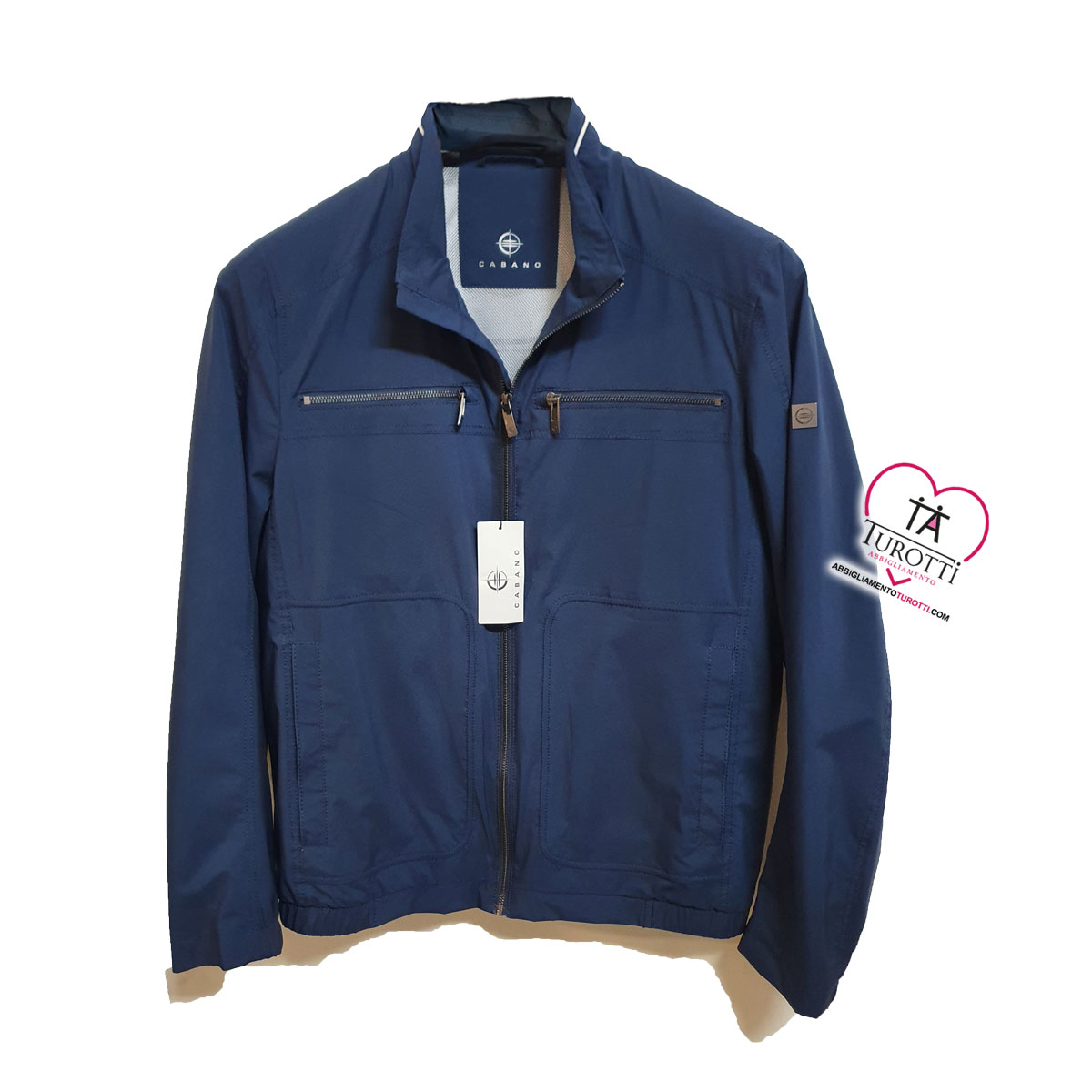 Giubbino da Uomo Cabano leggero art 6100 modello 31409 night blue - immagine 2