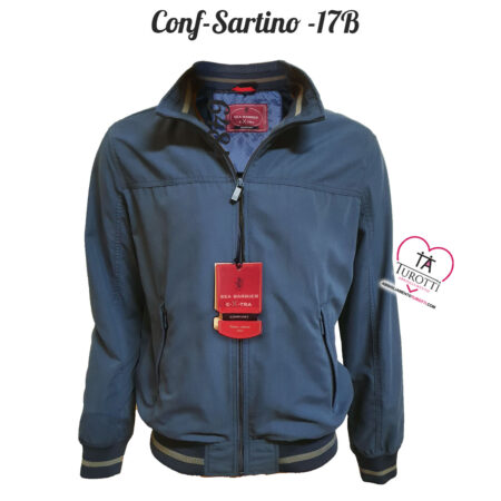 Giubbino Conf Sartino 17B SEA BARRIER uomo 2 tasche zip - immagine 2