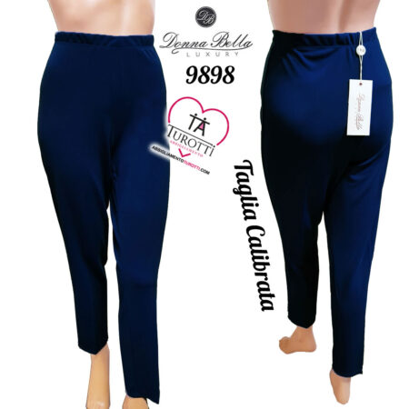 Pantalone elasticizzato donna calibrato Donna Bella art 9898 taglia calibrata - immagine 2