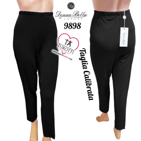 Pantalone elasticizzato donna calibrato Donna Bella art 9898 taglia calibrata - immagine 4