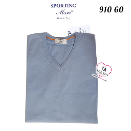 Maglia Scollo a V uomo  Sporting Mare manica lunga  910 60 colori assortiti - immagine 4
