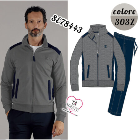 Tuta Felpa Dynamic uomo leggera Fratelli Campagnolo art 8E78443 taglia conformata - immagine 2