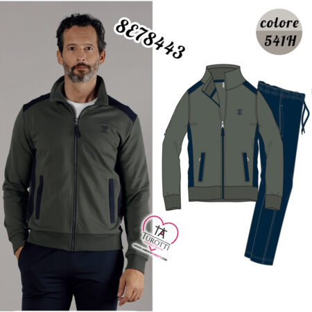 Tuta Felpa Dynamic uomo leggera Fratelli Campagnolo art 8E78443 taglia conformata - immagine 3