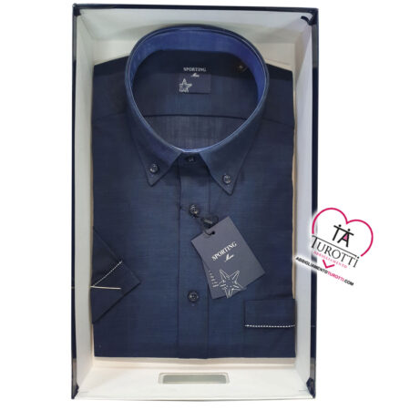 Camicia Uomo  Sporting Mare Mezza Manica  Ardenza 682E 782E taschino e bottoncini - immagine 5
