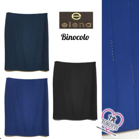 Gonna a tubino calibrata da donna  in tinta unita  Elena art Binocolo brillantini - immagine 5