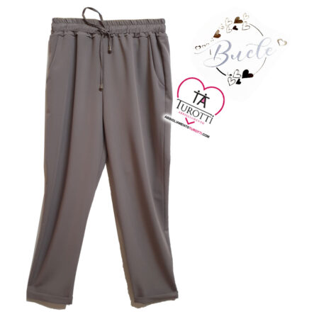 Pantalone elastico in vita donna con coulisse art P3921T22 Bucle - immagine 2
