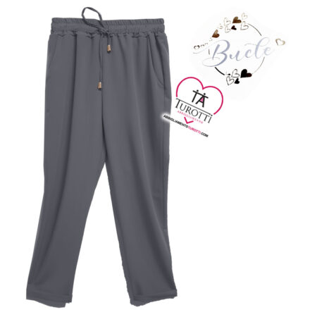 Pantalone elastico in vita donna con coulisse art P3921T22 Bucle - immagine 3