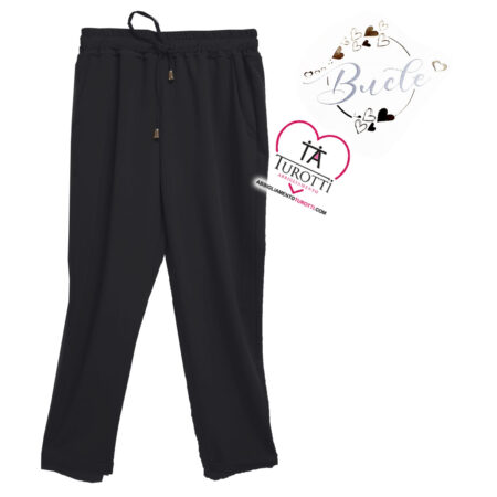 Pantalone elastico in vita donna con coulisse art P3921T22 Bucle - immagine 4