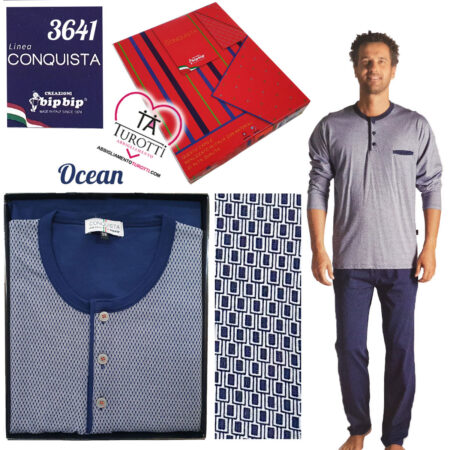 Pigiama Uomo Bip Bip  Estivo 3641 Serafino - immagine 6