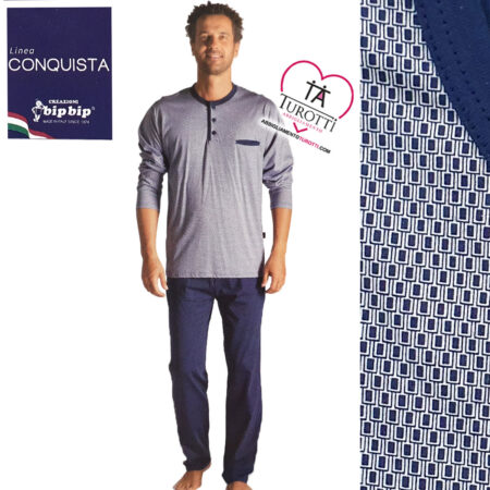 Pigiama Uomo Bip Bip  Estivo 3641 Serafino - immagine 2