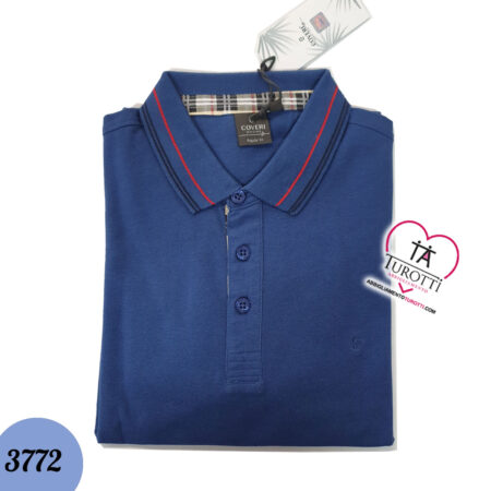 Polo uomo  Coveri Moving  leggera manica lunga  art 3772 - immagine 2