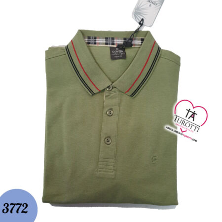 Polo uomo  Coveri Moving  leggera manica lunga  art 3772 - immagine 3