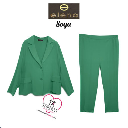 Tailleur Giacca Pantalone Elena Donna art Soga taglia calibrata - immagine 3