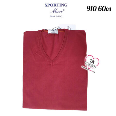 Maglia Scollo a V uomo  Sporting Mare manica lunga  910 60OS colori assortiti  TAGLIA OVER - immagine 6