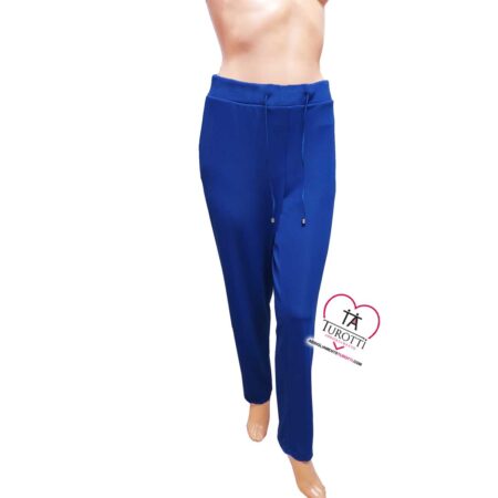 Pantalone donna Elisa Castelli E24P18002S tinta unita taglia calibrata - immagine 2