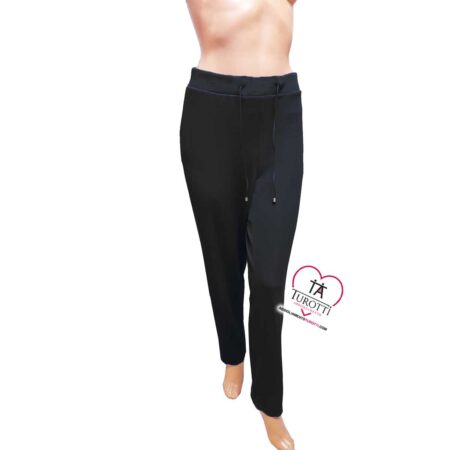 Pantalone donna Elisa Castelli E24P18002S tinta unita taglia calibrata - immagine 3