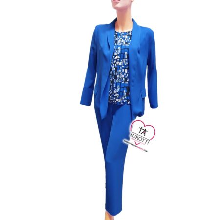 Tailleur 3 pezzi Elena Giacca pantalone maglia mezza manica  articolo Affare - immagine 2